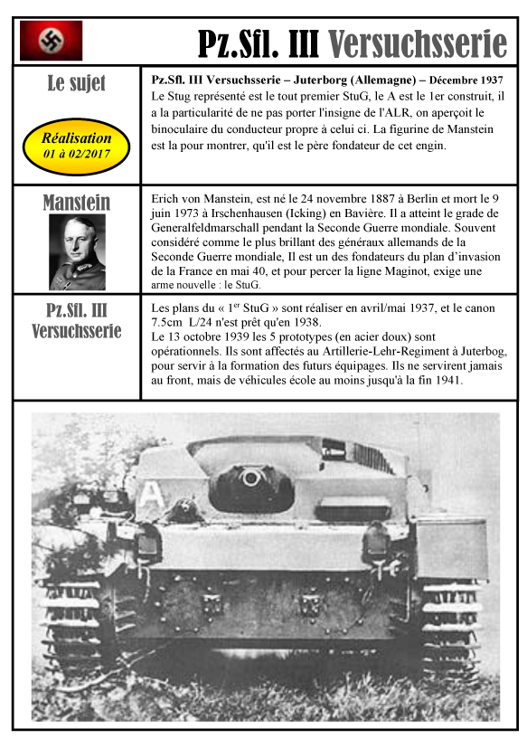 pdf-stug-prototype Pz.Sfl. III Versuchsserie – Juterborg (Allemagne) – Decembre 1937