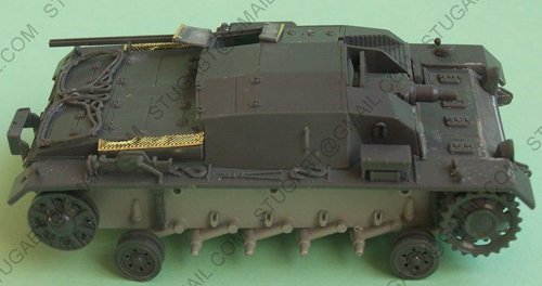 100_0230 StuG III B – 3/203 StuG Abt. – Narev (Russie) – Juillet 1941