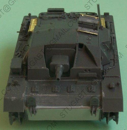 100_0231 StuG III B – 3/203 StuG Abt. – Narev (Russie) – Juillet 1941