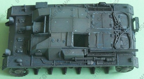 100_0240 StuG III B – 3/203 StuG Abt. – Narev (Russie) – Juillet 1941