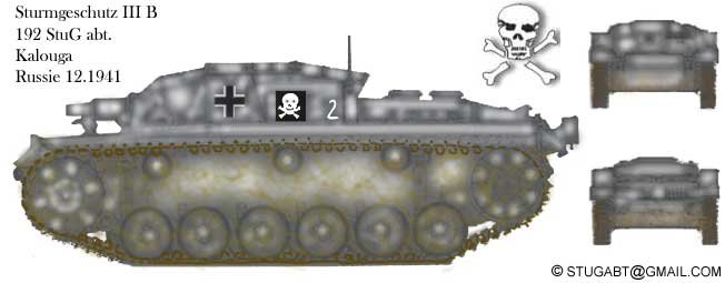 stug3b_192abt_kalouga_russi 192 Sturmgeschutz-Abteilung