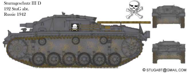 stug3d_192abt_russie42 192 Sturmgeschutz-Abteilung